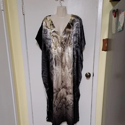 NWT One World Sleep Kimono Inspired Nightgown Caftan Size S / M - Image 1 of 4