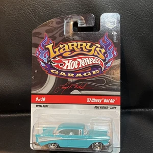 HOT WHEELS LARRY'S GARAGE '57 CHEVY BEL AIR New - Picture 1 of 7