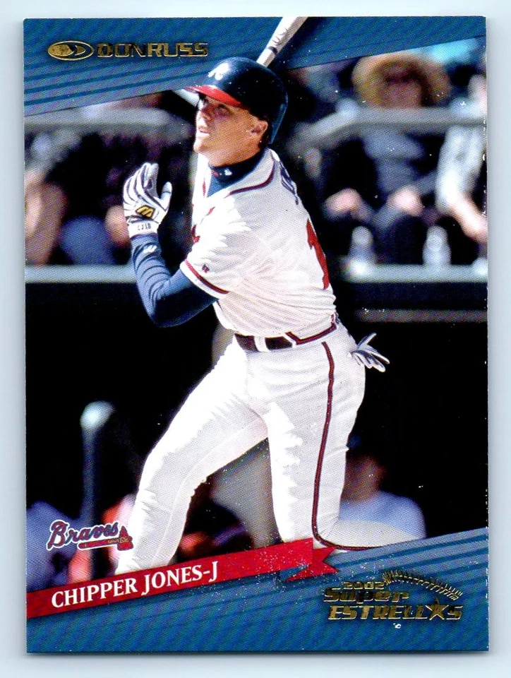 2002 Donruss Super Estrellas #9 Chipper Jones Atlanta Braves - Image 1 of 2