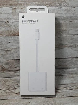 Genuine OEM Apple Lightning to USB 3 Camera Adapter A1619 - MX5J3AM/A - Image 1 of 4