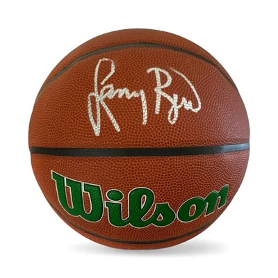 Larry Bird Signed Wilson Boston Celtics Logo NBA Basketball JSA COA & BIRD HOLO - Image 1 of 4