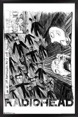 L2POSTER RADIOHEAD Poster Iconic Band Art Print Music Alternative Rock Wall Decor Poster