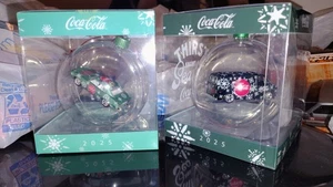 NEU 2025 M2 Machines Christmas Ornament Coca-Cola 1969 Chevy Camaro & 1971 Van - Bild 1 von 7