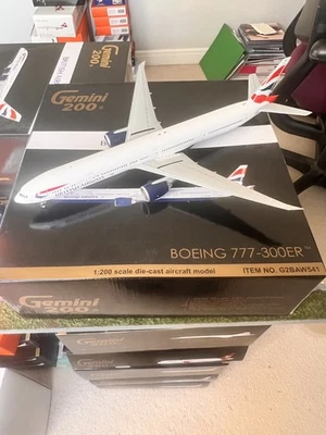 Gemini Jets 1/200 G2BAW541 British Airways Boeing B777-300ER G-STBG - Image 1 of 4