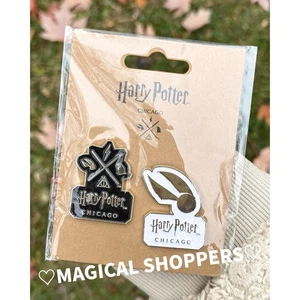 2025 Harry Potter Chicago Exclusive Pin Set Limited Edition NWT - Picture 1 of 1