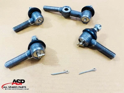 Juego de 4 kit de extremo de dirección Mahindra Jeep apto para Willys CJ2A CJ3B 11/16" Foto 1 de 4