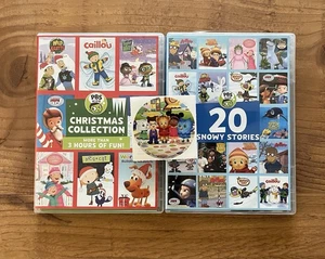 PBS Kids DVDs Snowy Winter Christmas Stories With Stickers Daniel Tiger Arthur - Imagen 1 de 8
