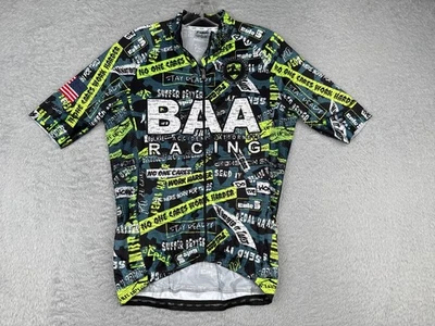 Safetti Cycling Jersey Adult Large Green Bike Accident Attorneys All Over Print - Image 1 of 4