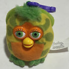 2000 McDonalds Furby Happy Meal Plush Toy Figure Yellow and Green Key Chain
