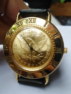 Incrível Vintage DUVAL Estados Unidos da América Dez/Grande Modelo 46mm RARO - Imagem 1 de 4