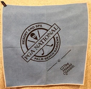 PGA National Cart Towel Palm Beach Honda Classic 19x18 Golf Towel Joseph Elliot - Picture 1 of 6