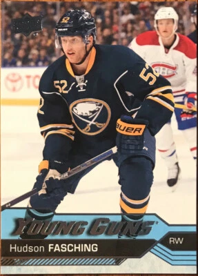 2016-17 Upper Deck Young Guns Rookie Hudson Fasching #242 Buffalo Sabres - Image 1 of 2
