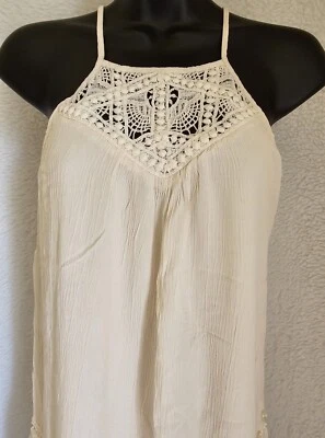 Xhilaration Womens Sundress Dress Size XS X Small Beige - Image 1 of 4