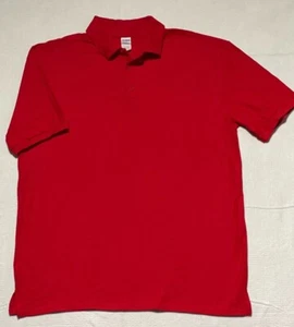 WHOLESALE LOT 24 GILDAN PREMIUM COTTON ADULT SZ XL DOUBLE PIQUE SPORT POLO RED - Picture 1 of 3