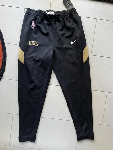 Nike NBA Boston Celtics Therma Flex CD5475-011 Tearaway Black Pants Size L tall Cover