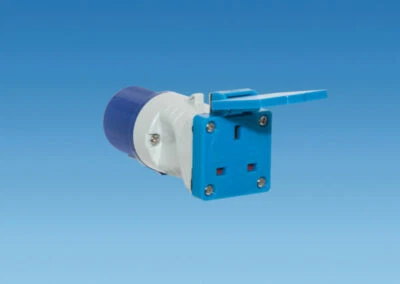  Mains Hook Up Short Conversion CEE 16A Plug to UK13 Amp Socket  - Image 1 of 2