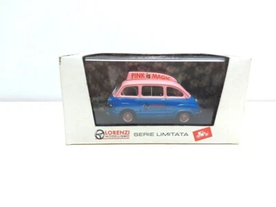 Fiat 600 Multipla Lorenzi Modellismo Pink del 1956 - 1/43 Brumm art. s98/04B - Immagine 1 di 2