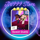 Monopoly go 4 Star sticker️Set9-Sweet DuetsFast deliveryread description