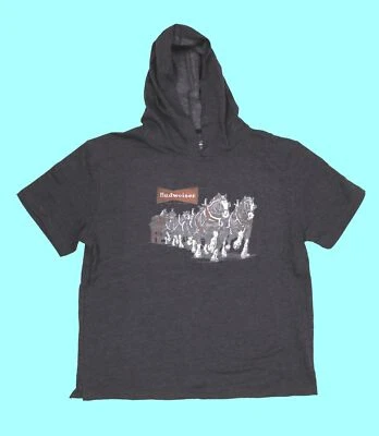 BUDWEISER Manga Corta Pullover Sudadera con Capucha Bud Beer Sudadera con Capucha Para Hombre Talla: 2XL Foto 1 de 4