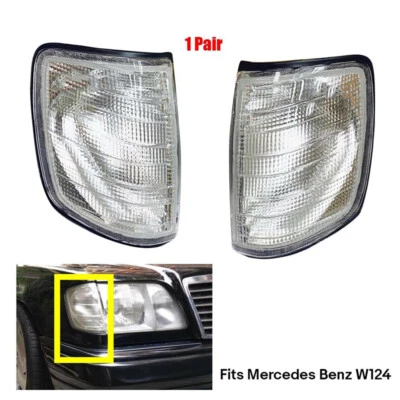 2X luces de esquina de estacionamiento para Mercedes Benz Clase E W124 1985-1995 Foto 1 de 4