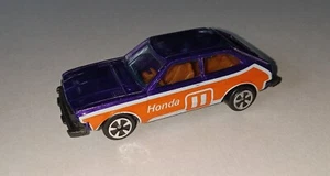 1979 Vintage Kidco 1:64 Scale Purple Honda Accord Diecast Toy Car Hong Kong Nice - Picture 1 of 5