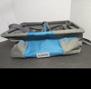 KURGO Heather Gray/Blue Dog Booster Car Seat Up To 30lbs (PRE-OWNED) - Picture 1 of 12