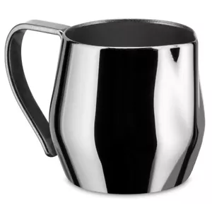Alessi Ufficio Tecnico 18/10 Stainless Steel Polished Round Creamer Jug 50ml - Picture 1 of 3