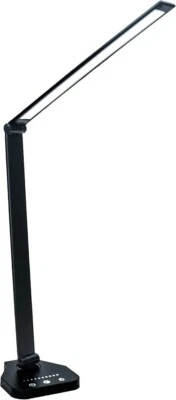 BLACK LED Desk Lamp Dimmable Table Lamp Reading Lamp with USB Charging Port - Image 1 of 3