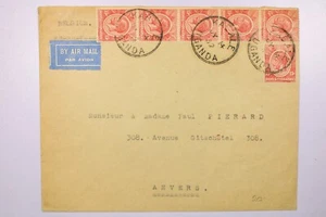 Kenya & Uganda 1932 Airmail Cover to Belgium - L39453 - Picture 1 of 2