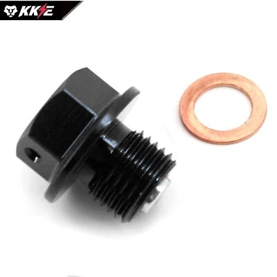 Perno magnético para tapón de drenaje de aceite compatible con Suzuki RMZ250 2007-2018/DRZ400S E SM 2005-2008 Foto 1 de 4