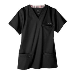 Iguana Med Mens 7400 Icon Scrub Top Eclipse Black - XX-Large - Picture 1 of 1