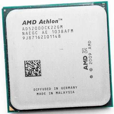 AMD Athlon X2 5200+ AD5200OCK22GM AM3 Regor 2.3GHz 65W Dual Core Processor - Image 1 of 3