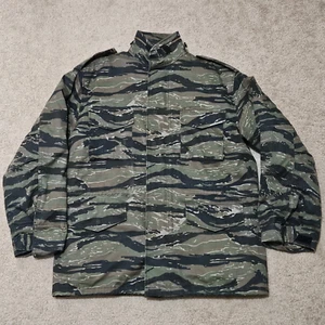 Rothco Field Jacket M-65 Mens Size M Tiger Stripe Jungle Camo Military \Coat - Picture 1 of 10