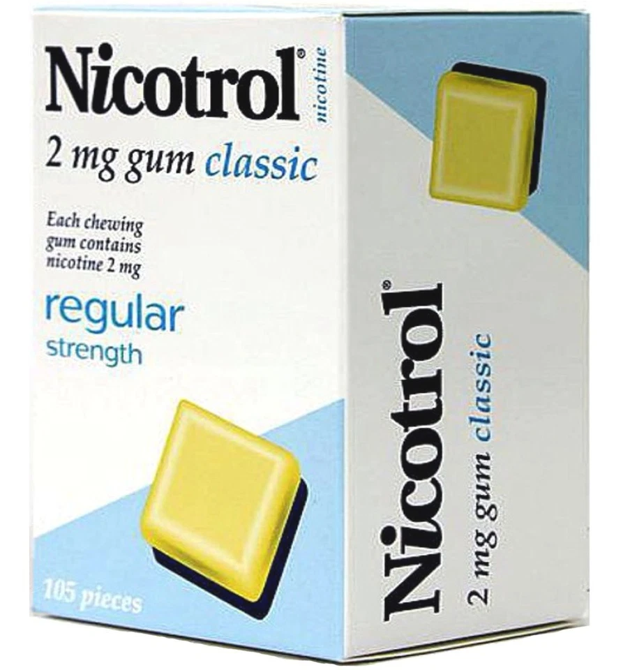Goma Nicotrol 2mg Nicotina Sabores Clásicos 630 Piezas 6 Cajas FRESCA 09/2027 Foto 1 de 1