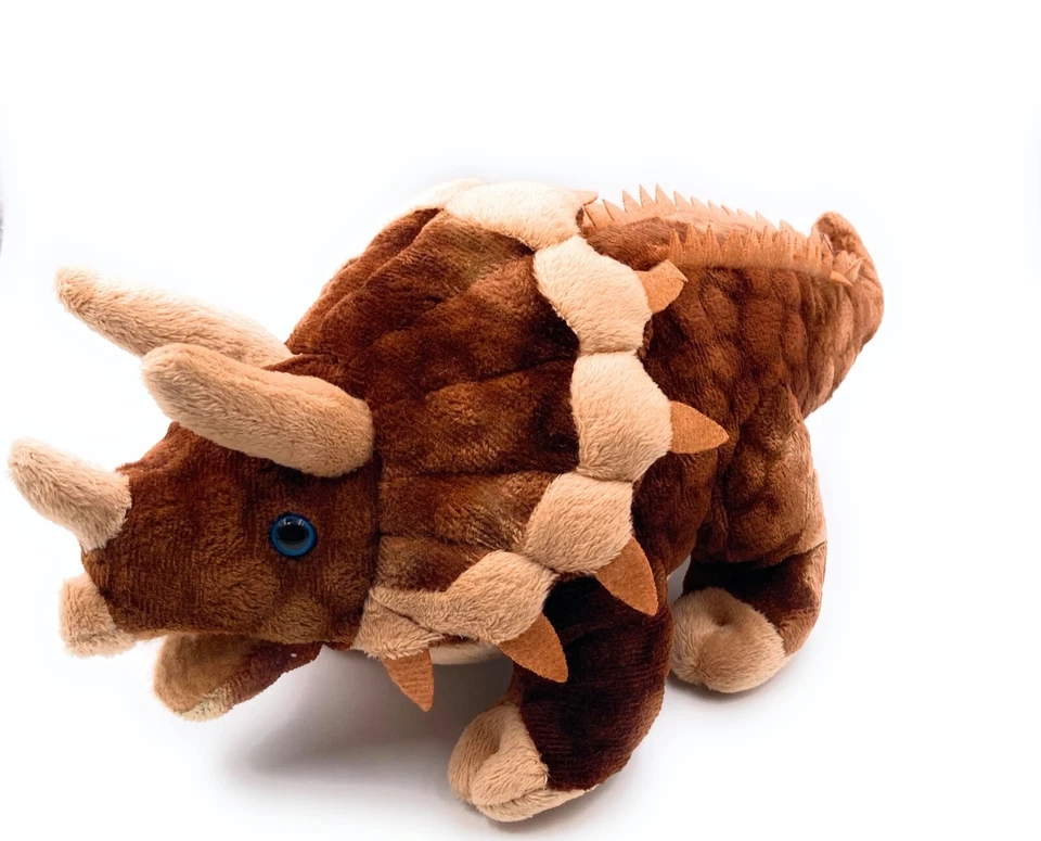 Plüschtier Stofftier Kuscheltier Dinosaurier Urzeittier Dino Triceratops L 28 cm - Bild 1 von 3