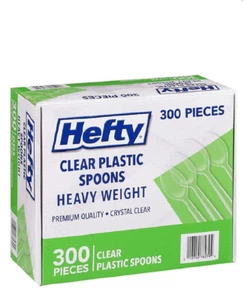 Hefty Clear Heavy-Weight Plastic Spoons (300 ct.) - Picture 1 of 5