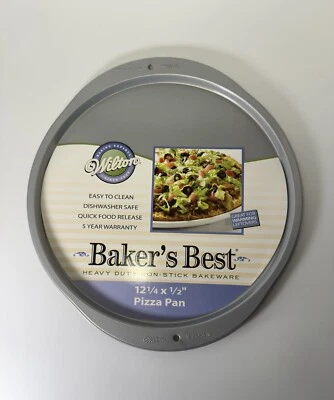 Wilton Bakers Best Heavy Duty Pizza Pan 12 1/4", Antiadherente ~ NUEVO Foto 1 de 2