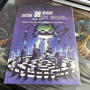 Gen Con Origins 1988 Game Fair ~ 16 Page Promo ~ TSR Dungeons & Dragons - Picture 1 of 3