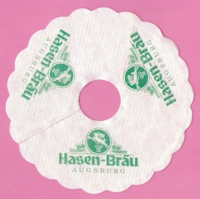 Pilsdeckchen Tropfdeckchen Hasen-Bräu Augsburg & andere 23x - Bild 1 von 4
