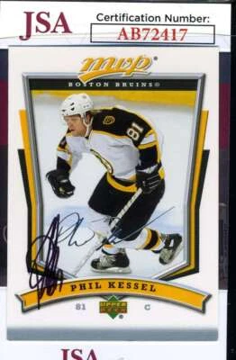 Phil Kessel JSA Coa Signed 2007 Upper Deck Autograph - Image 1 of 2