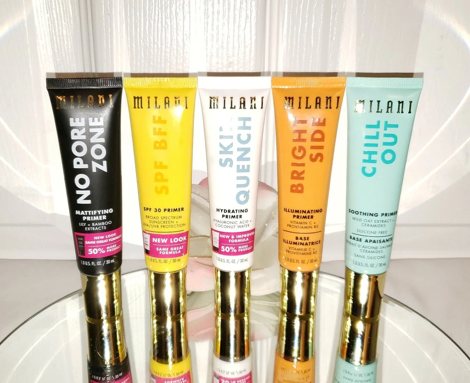 Milani Face Makeup Foundation Primer 1oz YOU CHOOSE - Image 1 of 1