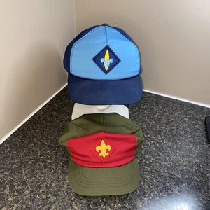 Gorra Snapback Vintage Boy Scouts of America Verde/Rojo/Azul Hecha en EE. UU. - Imagen 1 de 2