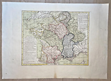 FRANCE 1770 PHILIPPE BUACHE LARGE ANTIQUE PHYSICAL MAP 18TH CENTURY