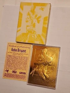 ⏫️⬆️💛 1996-97 E-X 2000 23KT GOLD KOBE BRYANT MINT #'d UNGRADED YELLOW SIG RARE! - Picture 1 of 10