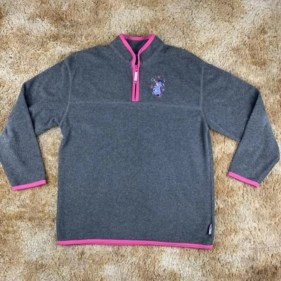 Disney Pooh Mujer Talla Grande Chaqueta Eeyore Gris y Rosa 1/4 Cremallera Pullover Foto 1 de 4