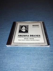 Arizona Dranes Complete Recorded Works In Chronological Order 1926-1929 Music CD - Picture 1 of 1