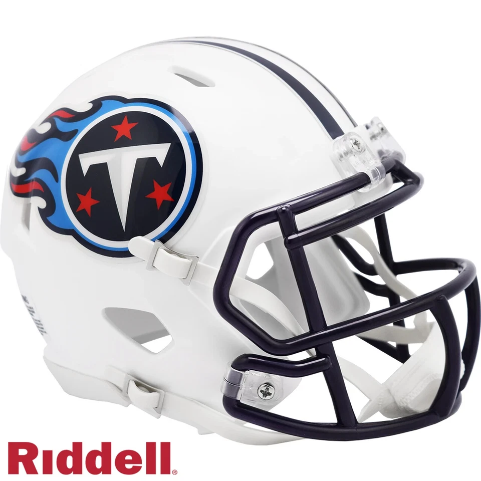 *OFERTA* ¡CASCO DE FÚTBOL AMERICANO DE LA NFL MINI VELOCIDAD RETRO TENNESSEE TITANS 1999-2017! Foto 1 de 1