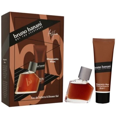 Bruno Banani Magnetic Man Set 30 ml Eau de Toilette EDT & 50 ml Showergel Duschg
