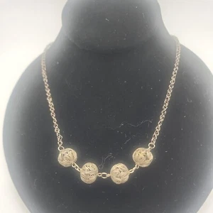 Antike viktorianische filigrane Silberperlen 22 Zoll Halskette - Bild 1 von 3