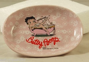 Disco de jabón de cerámica Betty Boop nuevo baño rosa - Imagen 1 de 1
